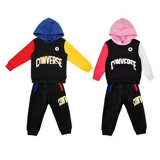 CONVERSE匡威冬男女儿童加绒卫衣长裤子CV2042007/CV2042039/CV2042011 商品图0