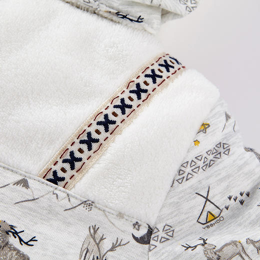 英氏-童衣类（冬）D0英针帽蛤 英氏白 59CM 商品图2