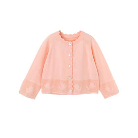 英氏-童衣类（夏）D0英毛短外套山茱萸色