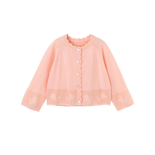 英氏-童衣类（夏）D0英毛短外套山茱萸色 商品图0