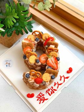 巧克力数字蛋糕 提前一天预定下单前请仔细阅读商品详情