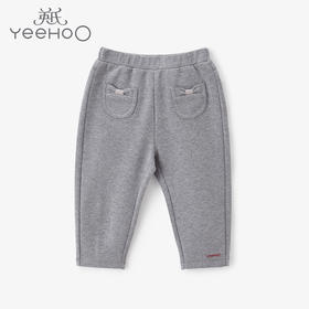 英氏-童衣类（春）E1英针长裤花灰BC07100CM