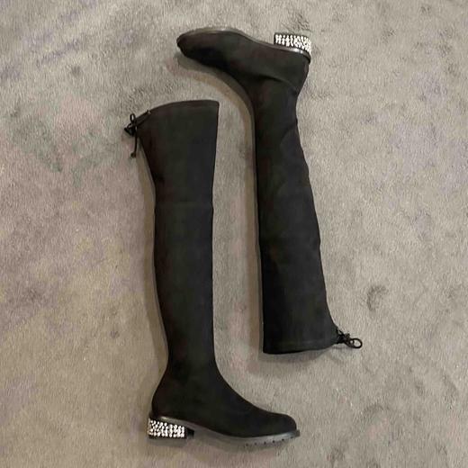 LFGJ 7420 弹力羊绒过膝长靴 包腿显瘦女潮 商品图3