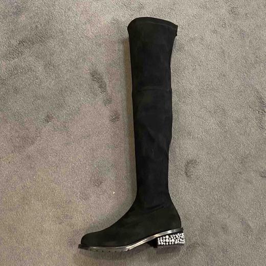 LFGJ 7420 弹力羊绒过膝长靴 包腿显瘦女潮 商品图1