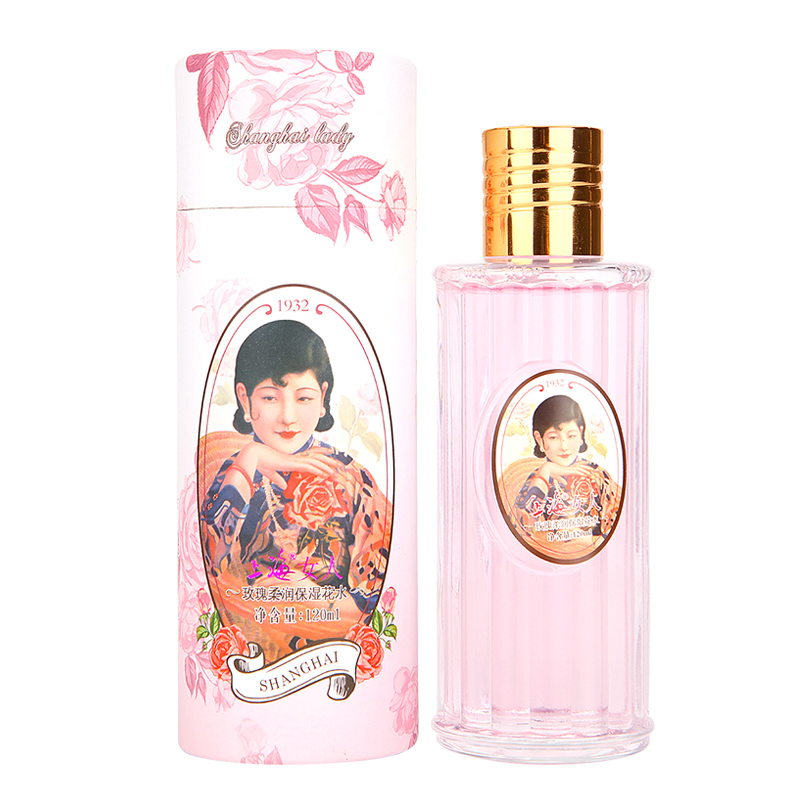 上海女人玫瑰柔润保湿花水120g