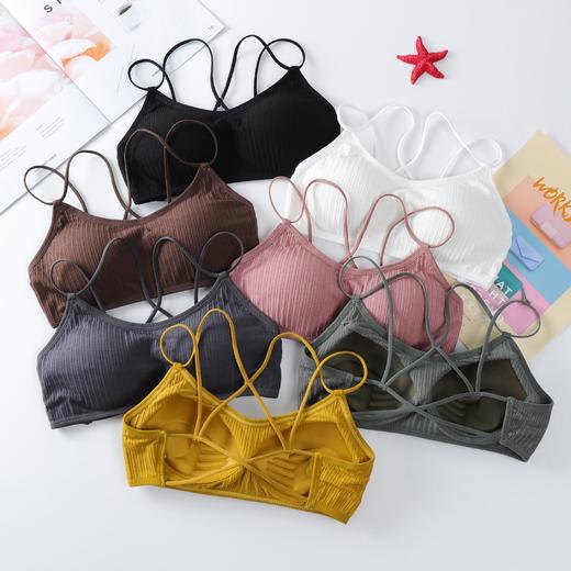 美背内衣女无钢圈聚拢小胸罩内搭裹胸吊带网红爆款抹胸一体式文胸 商品图4