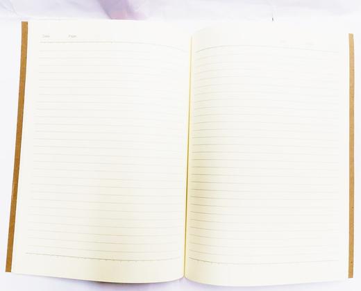 雅园牛皮纸面软抄双铁圈牛皮纸面软抄笔记本 商品图5