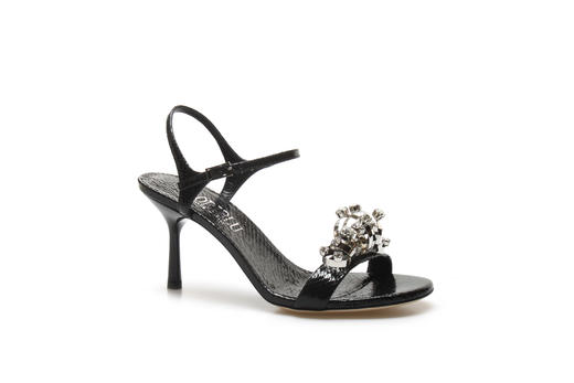 豪麟名鞋奥莱LORIBLU女鞋凉鞋羊皮革LR700530L黑色  原价4260元 商品图0