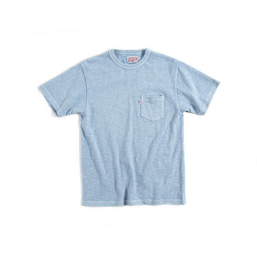 VinR/01200220/中药染蓼蓝泥竹节TEE 商品图1