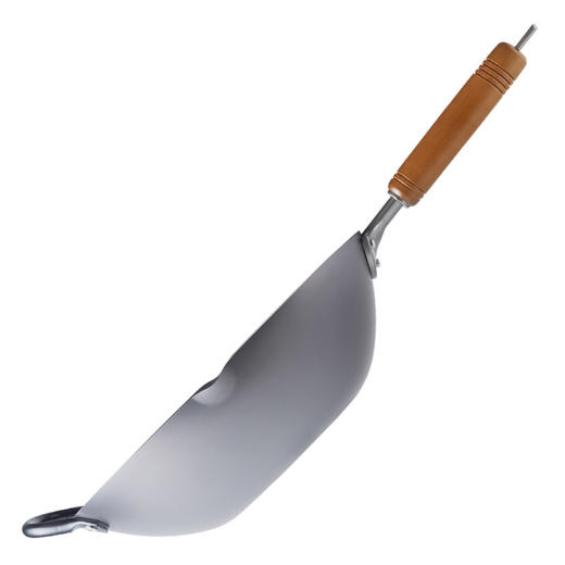 日本原装进口Nature Living单柄中式纯铁无涂层炒菜锅 商品图6