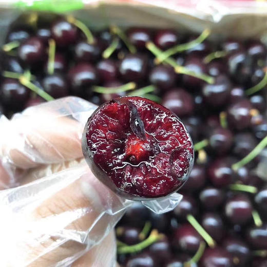 Santina JJJ车厘子 🍒甜！脆！多汁！光泽度高果子脆硬，超级棒红车。 商品图1