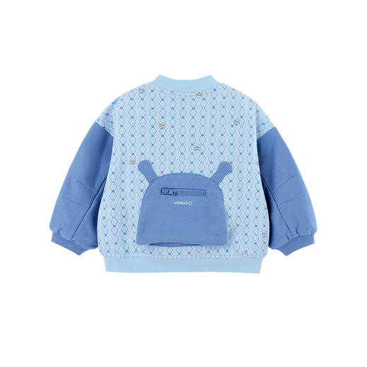 英氏-童衣类（春）E1英针短外套纯净蓝73CM 商品图4