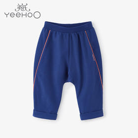 英氏-童衣类（春）E1英针长裤宝蓝110CM