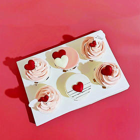 （12个装）心动鲜果奶油杯子蛋糕