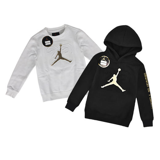 JORDAN乔丹AJ男童装冬金银标抓绒连帽卫衣JD2042027/JD2042089/JD2042036/JD2042046 商品图0