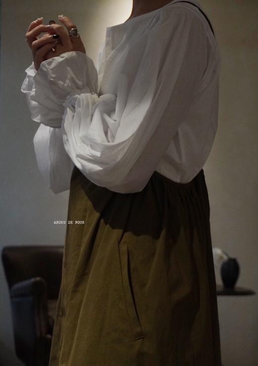 FRANCESCA多色喇叭袖上衣 商品图10