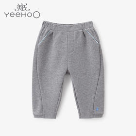 英氏-童衣类（春）E1英针长裤花灰BC07100CM