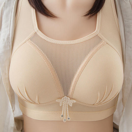 【买一送一】薄款大码无钢圈无磁收副乳防下垂防走光内衣文胸罩聚拢春夏季女士 商品图2