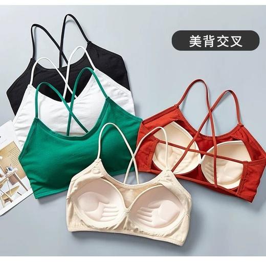 美背文胸女网红爆款吊带小背心式抹胸内衣无钢圈胸罩聚拢性感裹胸 商品图3