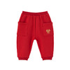 英氏-童衣类（冬）D0新针长裤, 新年红, 100CM 商品缩略图1