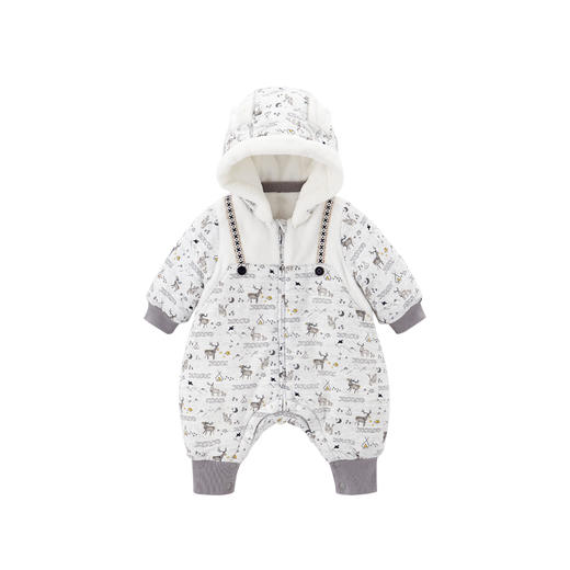 英氏-童衣类（冬）D0英针帽蛤 英氏白 59CM 商品图4