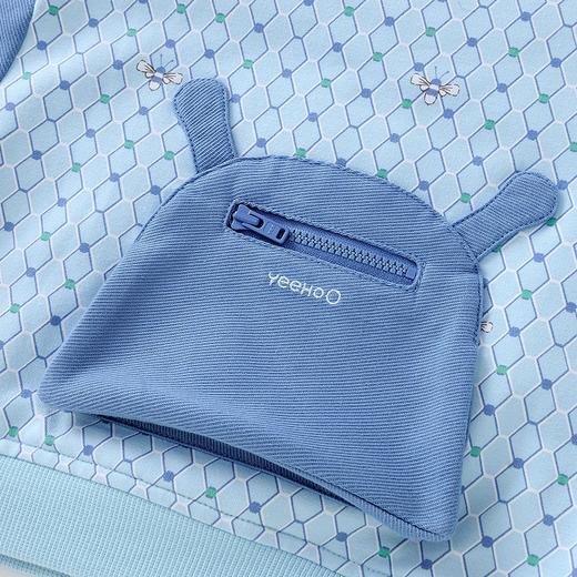 英氏-童衣类（春）E1英针短外套纯净蓝73CM 商品图2