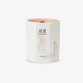 西溪桃花—精油木芯香薰蜡烛