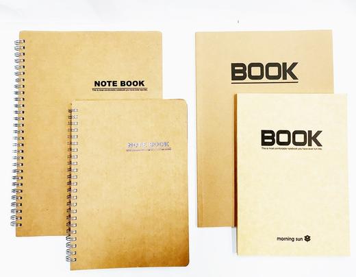 雅园牛皮纸面软抄双铁圈牛皮纸面软抄笔记本 商品图0