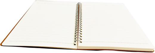 雅园牛皮纸面软抄双铁圈牛皮纸面软抄笔记本 商品图4