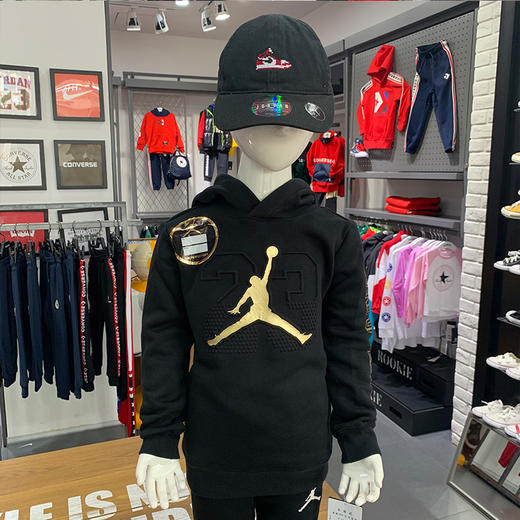 JORDAN乔丹AJ男童装冬金银标抓绒连帽卫衣JD2042027/JD2042089/JD2042036/JD2042046 商品图3