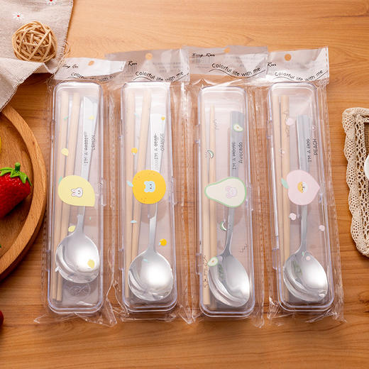 创意便携餐具套装（颜色随机） 商品图4