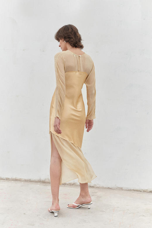 Viktoria Chan | SS21039 Milly silk patched dress [连衣裙] 商品图4