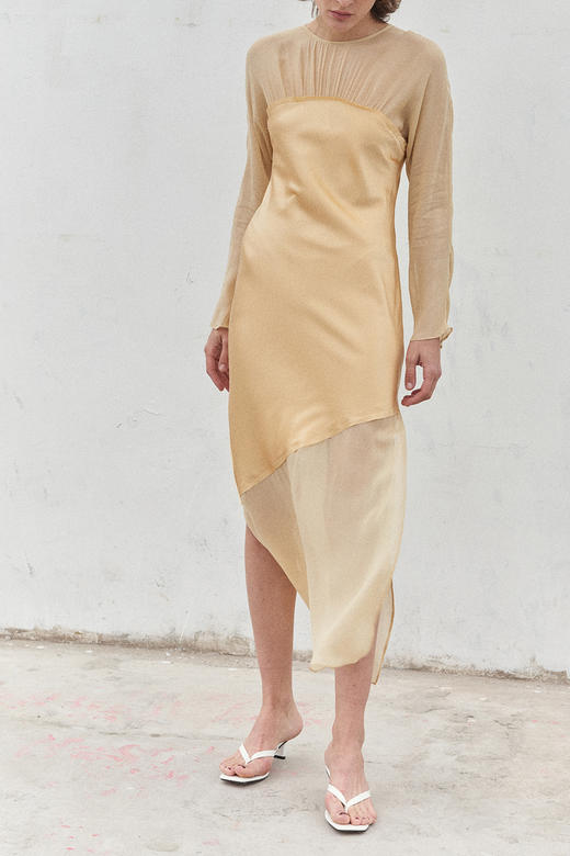 Viktoria Chan | SS21039 Milly silk patched dress [连衣裙] 商品图7