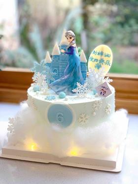 冰雪奇缘奶油蛋糕 下单前请仔细阅读商品详情