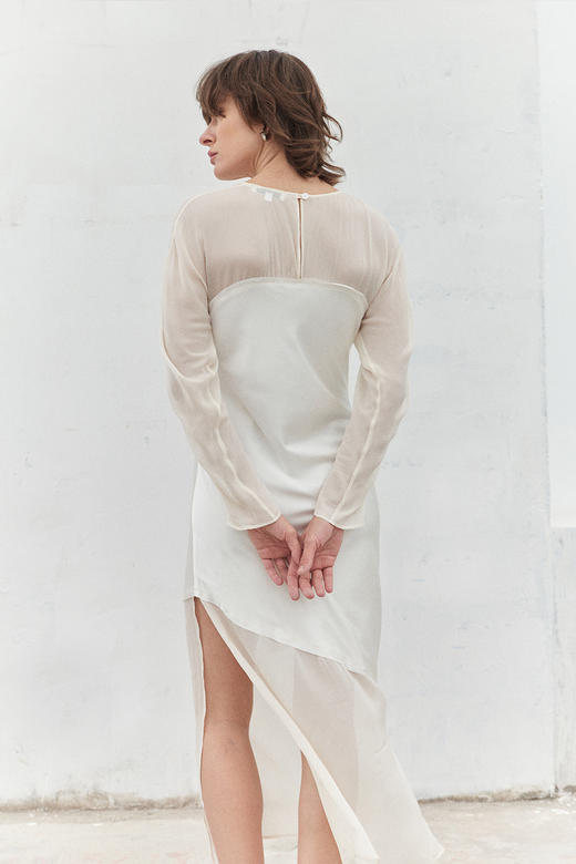 Viktoria Chan | SS21039 Milly silk patched dress [连衣裙] 商品图5