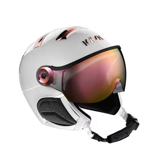 KASK - CHROME VISOR - White/Pink Gold 配件 头盔 黑色/金色镜 商品图0