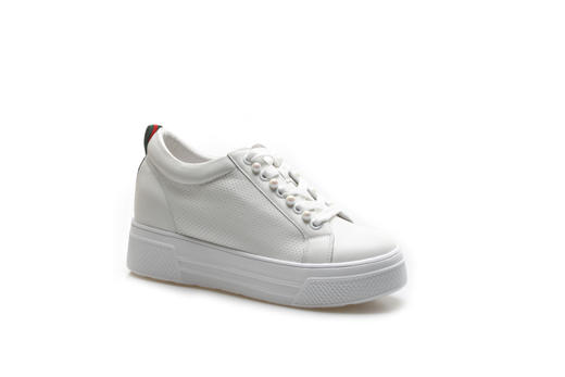 豪麟名鞋奥莱迪嘉女装牛皮革时尚休闲鞋DJXXO11WX211白色  原价1960元 商品图0