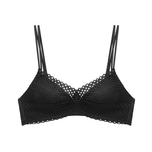 日系少女内衣蕾丝性感舒适薄款聚拢上托无钢圈美背无痕文胸套装 商品图4