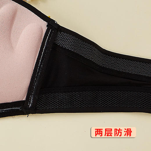 无肩带内衣聚拢防滑上托无钢圈文胸女抹胸薄款隐形小胸贴加厚性感 商品图5
