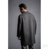 Puree｜#homme-3 pocket details coat 羊绒羊毛混纺男款单排扣极简翻盖袋大衣 [绿 / 灰] 商品缩略图6