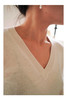 Puree｜#1987 deep v-neck basic sweater 纯羊绒V领基础款毛衣 [黑 / 白 / 灰] 商品缩略图0