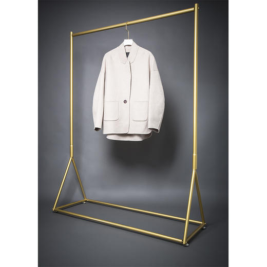 Puree｜#0315 羊绒羊毛混纺拼接设计oversized夹克 [黑 / 燕麦 / 绿] 商品图8