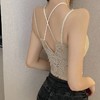2021爆款乳胶蕾丝小吊带背心女外穿文胸一体美背内搭打底法式上衣 商品缩略图4