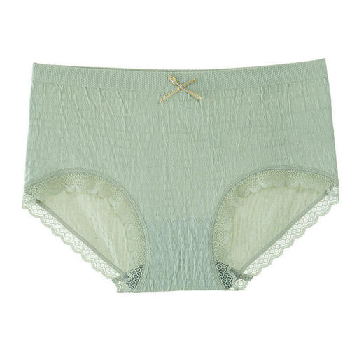 日系薄款氧气内裤女士石墨烯抗菌裆中腰透气少女95棉性感三角裤头（买一送一） 商品图4