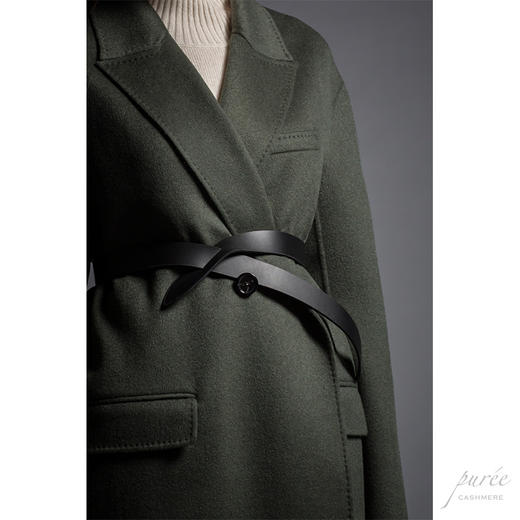 Puree｜#1206 boyfriend blazer 羊绒羊毛混纺男友风松身长夹克 [藏蓝 / 绿] 商品图8