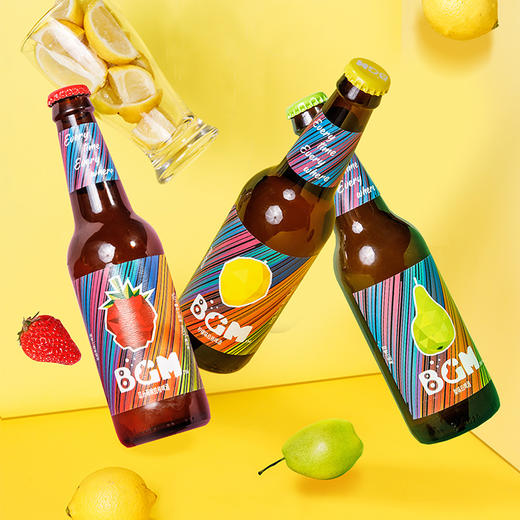 BGM啤酒330*12组合箱啤（梨子小麦*4+柠檬拉格*4+混合莓拉格*4） 商品图5