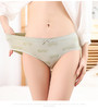 新款石墨烯棉质档无痕内裤女中腰甜美草莓蕾丝少女三角裤头 商品缩略图2
