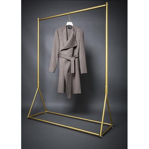 Puree｜#0518 纯羊绒不对称设计大衣 [米 / 褐 / 藏青 / 酒红] 商品图8