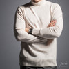 Puree｜#1990 half-neck men's sweater 羊绒羊毛混纺半高领男款毛衣 [黑 / 白] 商品缩略图4