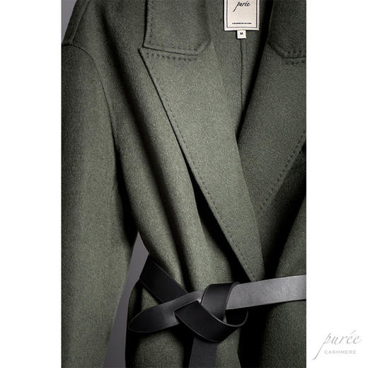 Puree｜#1206 boyfriend blazer 羊绒羊毛混纺男友风松身长夹克 [藏蓝 / 绿] 商品图10